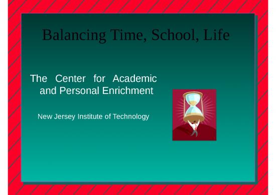 picture Time Management Power Point 32190 | Balancing Time  School  Life