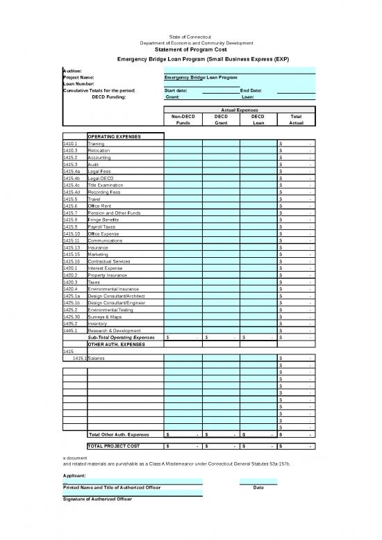 picture Spreadsheet For Expenses 33330 | Bridge Loan 2021 Financial Audit Forms
