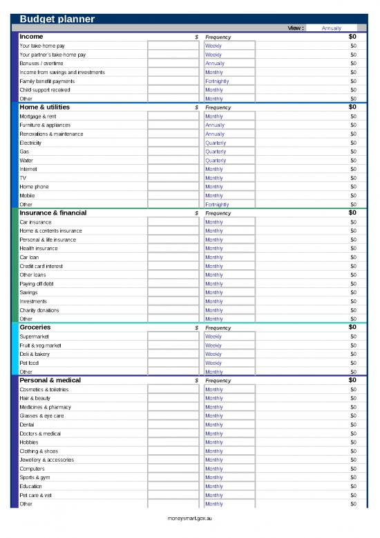 picture_Monthly Budget Template 33154 | Budgetcalculator