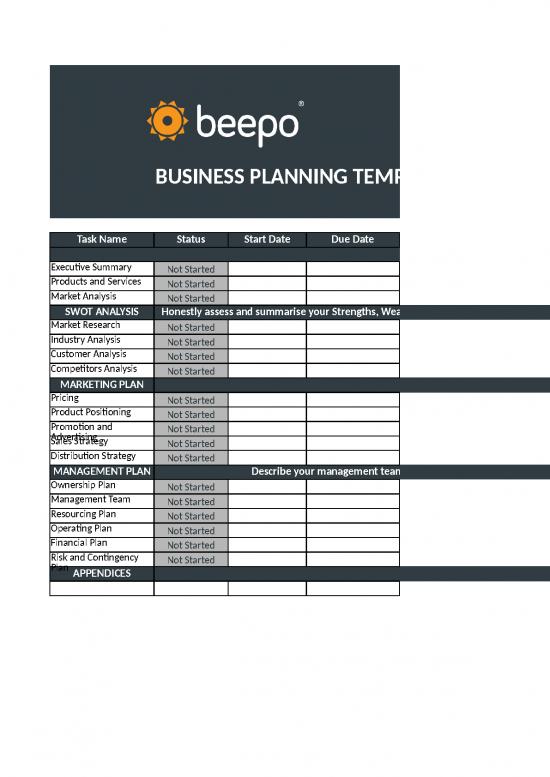 picture Financial Spreadsheet 33261 | Business Planning Template