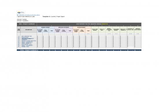 picture_Free Excel Construction Templates 33157 | Carg Template 6 Quarterly Project Rpt