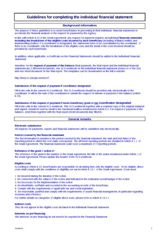 picture Financial Spreadsheet 32435 | Cef Mga   Annex Vi   Individual Financial Statement