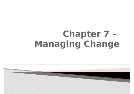 picture Business Process Template Powerpoint 31905 | Chapter 7  Managing Change