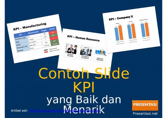 contoh slide presentation kpi