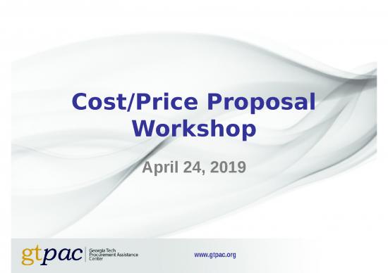 picture Business Power Point Slides 31872 | Cost And Price Proposal