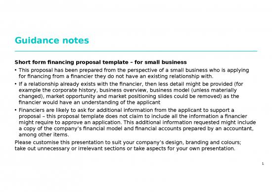 picture Business Power Point Slides 31740 | Debt Financing Proposal Template