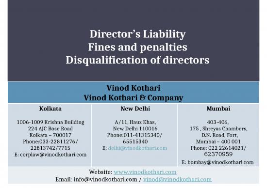 picture Corporate Presentation Powerpoint Template 32152 | Directorsliability Finesandpenalties