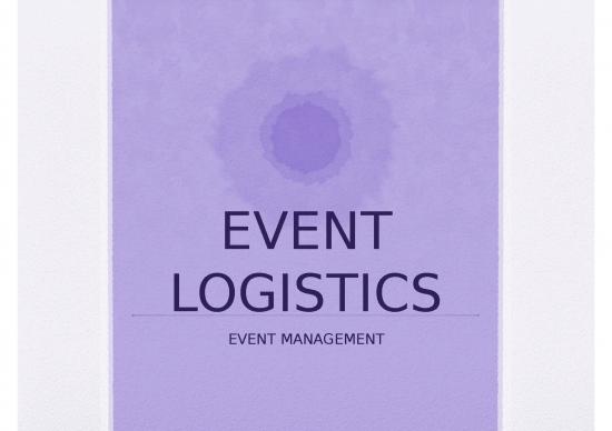 picture_Business Power Point Slides 31948 | Event Logistics