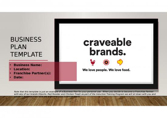 picture Business Power Point Slides 32036 | Fy20 Business Plan Template Craveable Brands