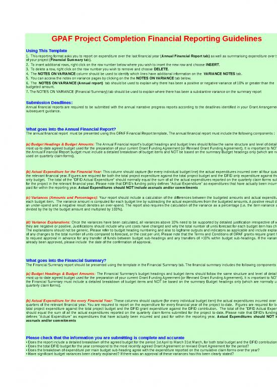 picture Annual Report In Excel Format 32323 | Gpaf 056 Final Financial Report 31 May 16 Childhope Uk 20170320060340