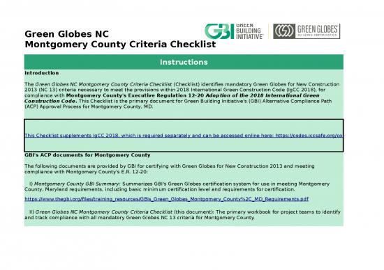 picture_Checklist Template Excel Free Download 31702 | Green Globes Nc Montgomery County Criteria Checklist