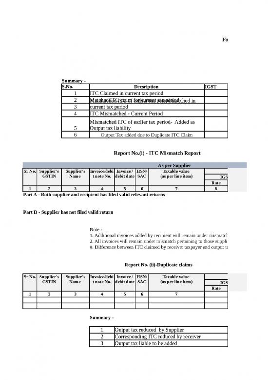 picture1_Excel Report Format Template 32369 | Itc Mismatch Report 26092016
