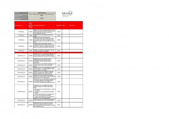 picture Cost Sheet Format In Excel 33186 | Minimum Software Requirements   Test Plan