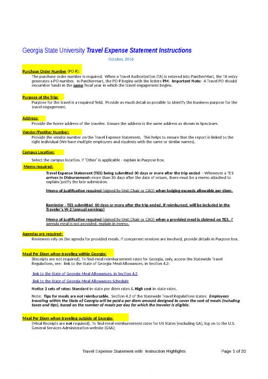 picture Expense Statement Format Excel 32333 | Outofstatetravelexpensestatementwaddendums06jan2020