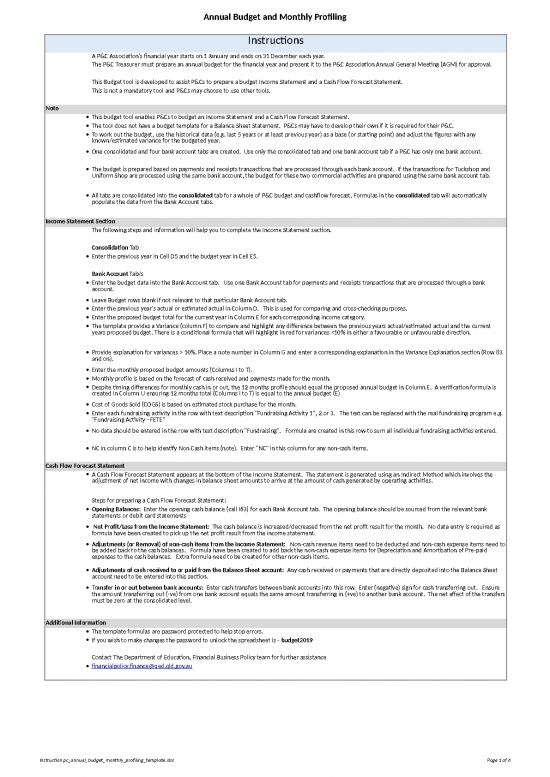 picture_Budget Spreadsheet 32439 | Pc Annual Budget Monthly Profiling Template