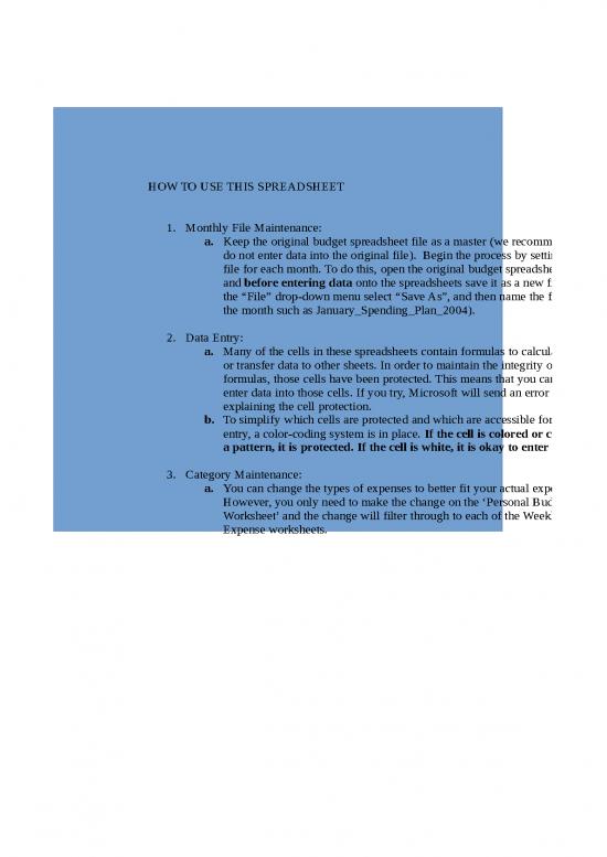 picture1_Spreadsheet For Expenses 32473 | Personal Budget Worksheet