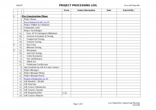 picture Checklist Template Excel Free Download 31700 | Project Management Checklist