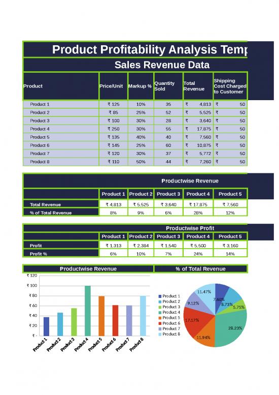 picture1_Cost Sheet Format In Excel 33222 | Sales Revenue Analysis Template New