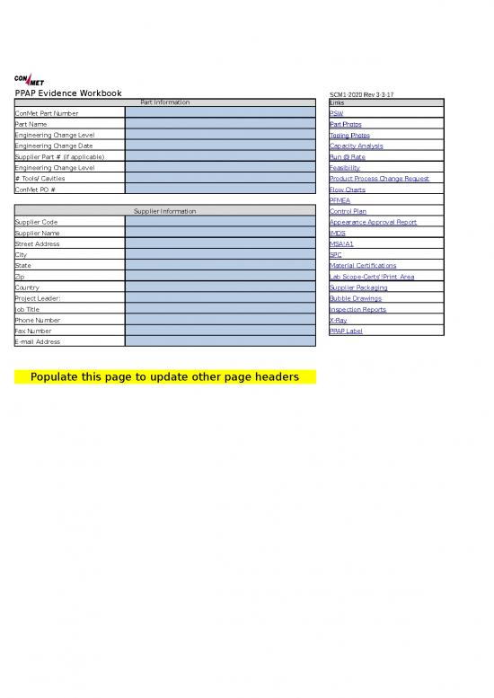 picture Spc Format In Excel Free Download 32737 | Scm 1 020 Supplier Apqp Workbook