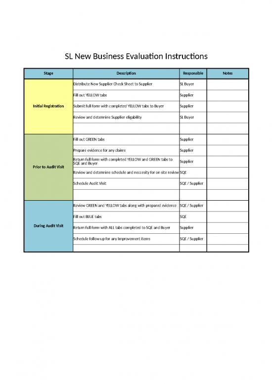 picture1_Excel Sample Sheet 33718 | Sl New Supplier Check Sheet And Audit 2014 3