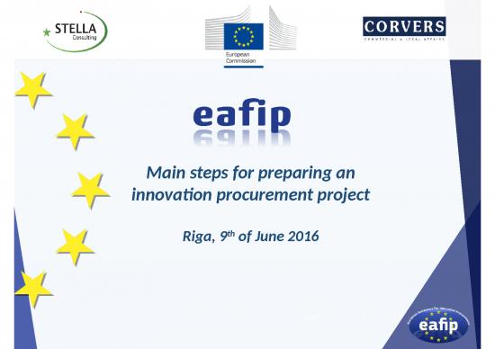 picture Business Power Point Slides 31821 | Stephan And Ana Main Steps In An Innovation Procurement Before Procurement 1