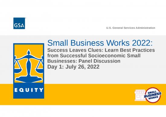 picture Best Powerpoint Template For Business 32140 | Success Leaves Clues  Learn Best Practices From Successful Socioeconomic Small Businesses  A Panel Discussion 508