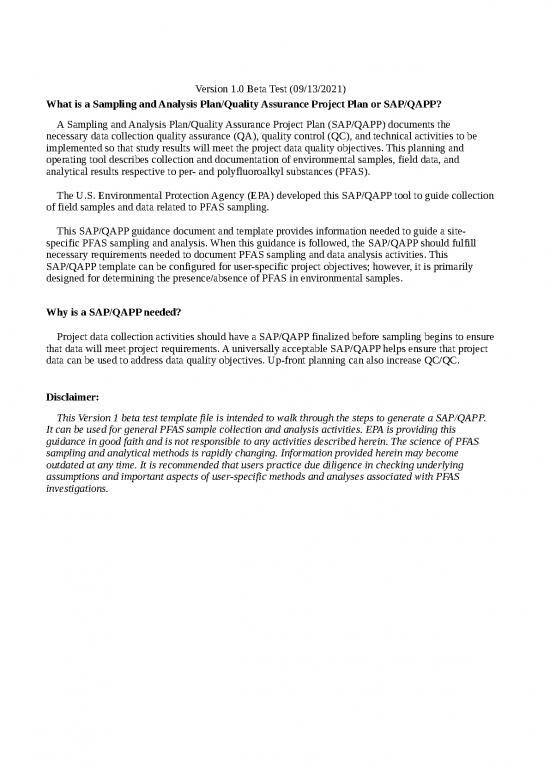 Excel Sample Sheet 33523 | Template Pfas Sap Qapp V1 091321