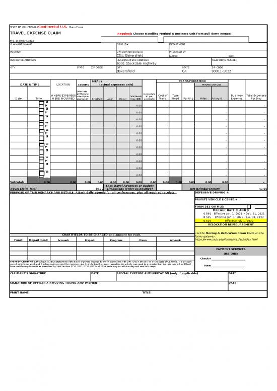 picture1_Expense Claim Format In Excel 32750 | Travel Exp Claim Us Continental