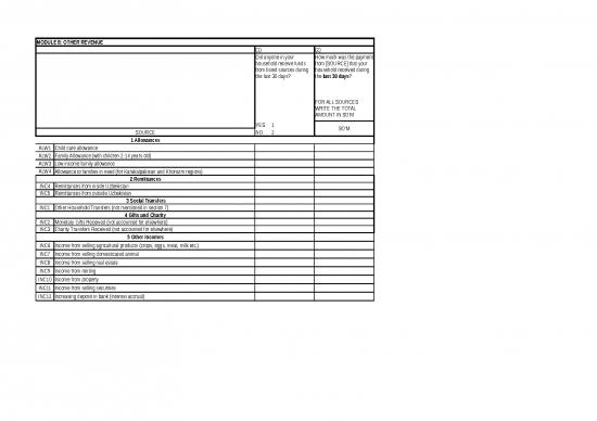 picture Excel Sample Sheet 33334 | Uzb L2cu Household English Final