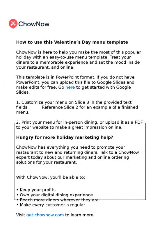 picture1_Red Powerpoint Template 31866 | Valentine S Day Menutemplate V4