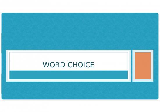 picture Ppt Airport 32240 | Word Choice