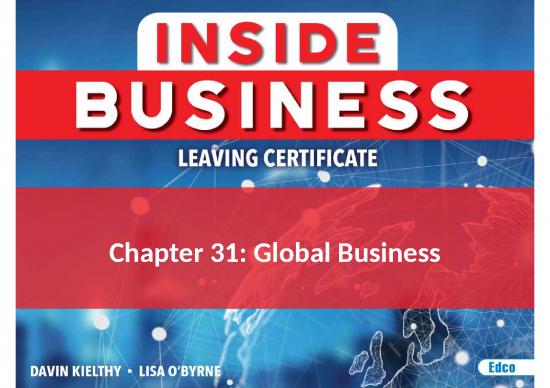 picture Business Power Point Slides 32217 | Zzchapter 31 Global Business