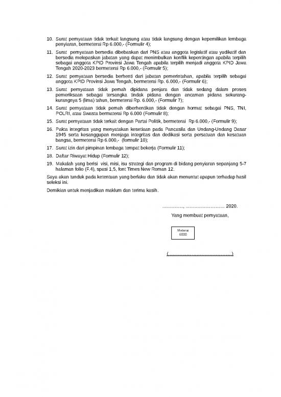 Form 1 Formulir Pendaftaran