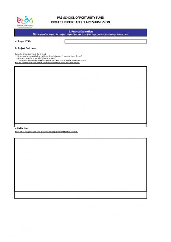 Excel Sample Sheet 32786 | Psof Project And Claim Report Template