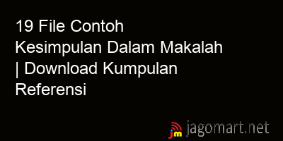 picture 19 File Contoh Kesimpulan Dalam Makalah | Download Kumpulan Referensi