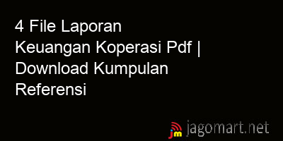 picture 4 File Laporan Keuangan Koperasi Pdf | Download Kumpulan Referensi