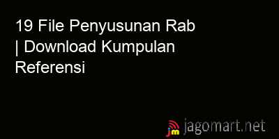 picture 19 File Penyusunan Rab | Download Kumpulan Referensi