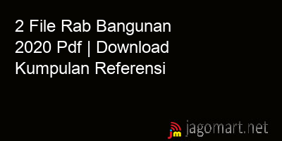 picture 2 File Rab Bangunan 2020 Pdf | Download Kumpulan Referensi