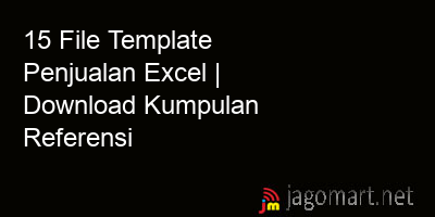 picture 15 File Template Penjualan Excel | Download Kumpulan Referensi