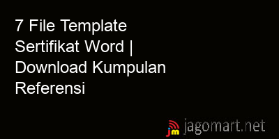 picture 7 File Template Sertifikat Word | Download Kumpulan Referensi