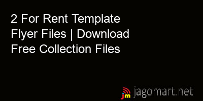 picture 2 For Rent Template Flyer Files | Download Free Collection Files
