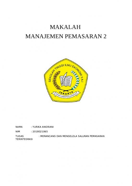 picture 04makalah Manajemen Pemasaran 2 Yurika