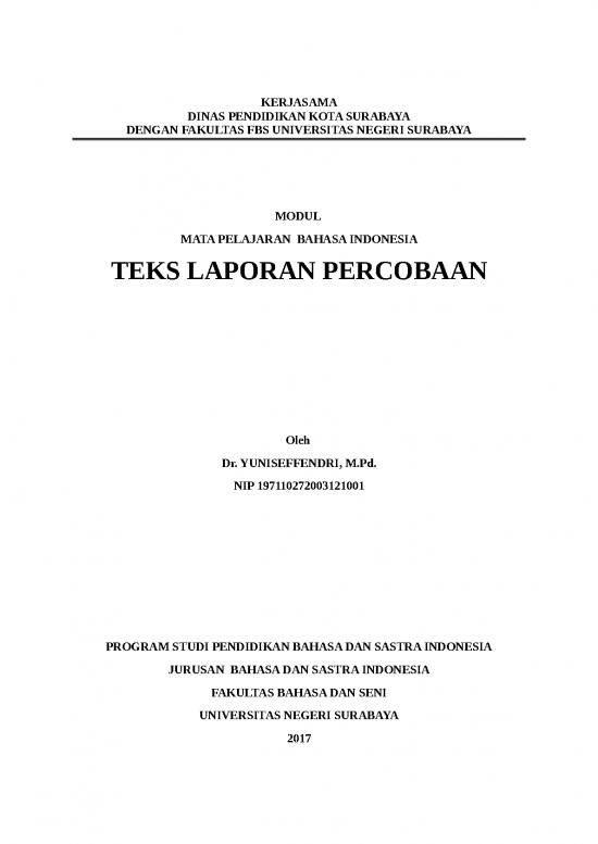 8 File Jelaskan Struktur Teks Laporan Percobaan | Download Kumpulan ...