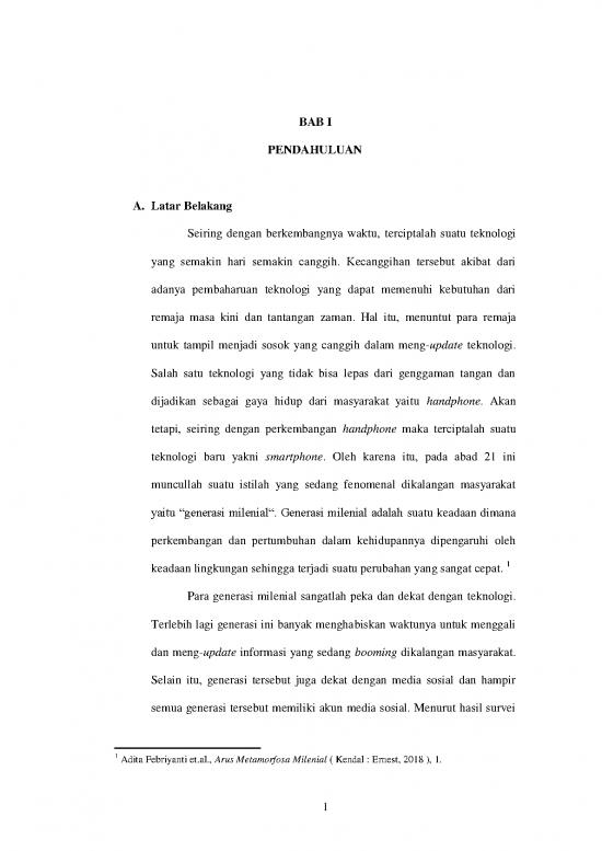 picture Generasi Milenial Pdf 35133 | 932104415 Bab1