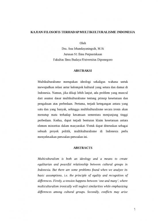 picture1_Word Problems Pdf 35070 | (ana) Kajian Filsofofis Multikulturalisme Indonesia