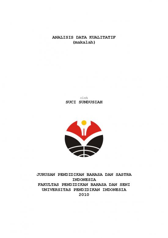 picture Makalah Pdf 35159 | Analisis Data Kualitatif