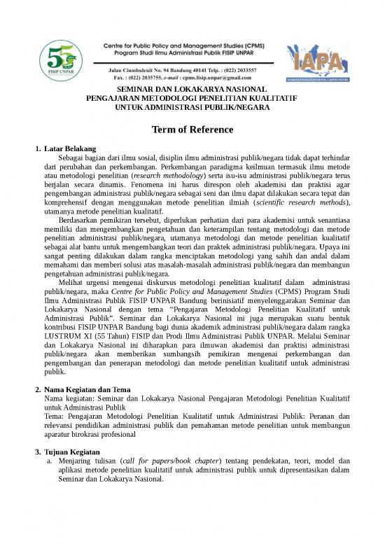 picture_Contoh Metode Penelitian 35273 | Dokumen Semiloka Nasional Pengajaran Metodologi Penelitian Kualitatif Untuk Administrasi Publiknegara