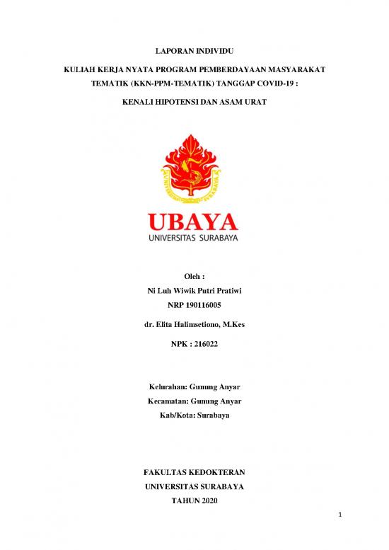 picture Laporan Kkn Pdf 35602 | Elita Karya Tulis Kenali Hipotensi & Asam Urat