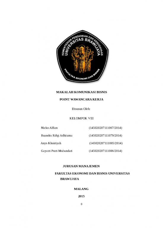 picture Makalah Komunikasi Kelompok 34541 | Komunikasi Bisnis Wawancara Kerja1 picture Makalah Komunikasi Kelompok 34541 | Komunikasi Bisnis Wawancara Kerja1