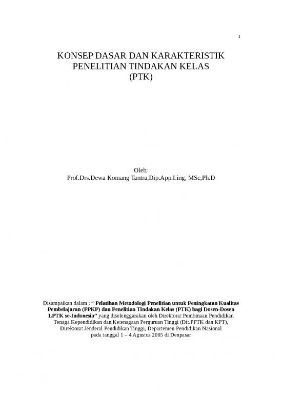 picture1_Contoh Prakata Makalah 34955 | Konsep Dasar Dan Karakteristik Ptk Dewa Komang